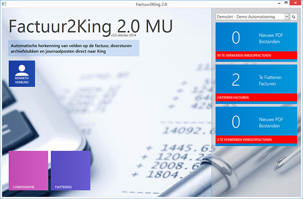 Factuur2King 2.0 Multi-User (MU)